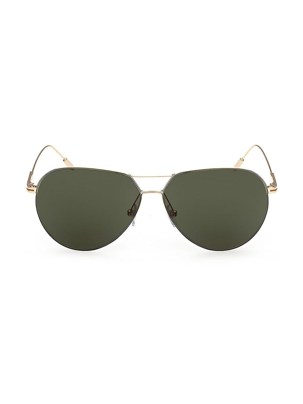 Mens 59MM Aviator Sunglasses Product Image