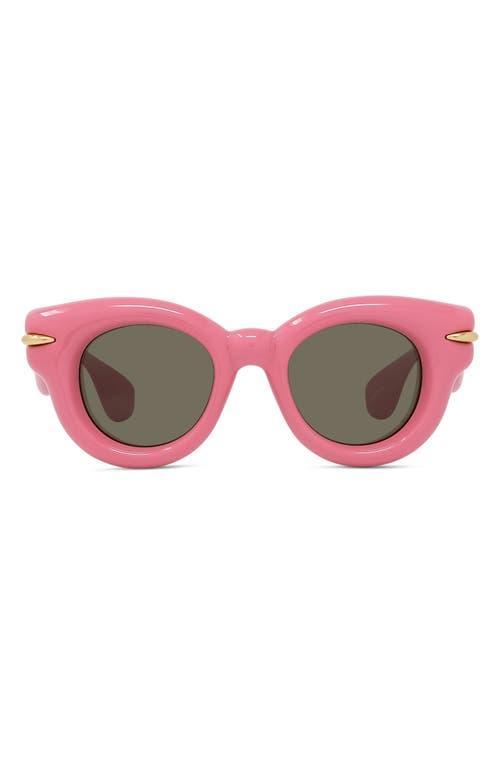 Loewe Inflated Pantos 46mm Small Round Sunglasses Product Image