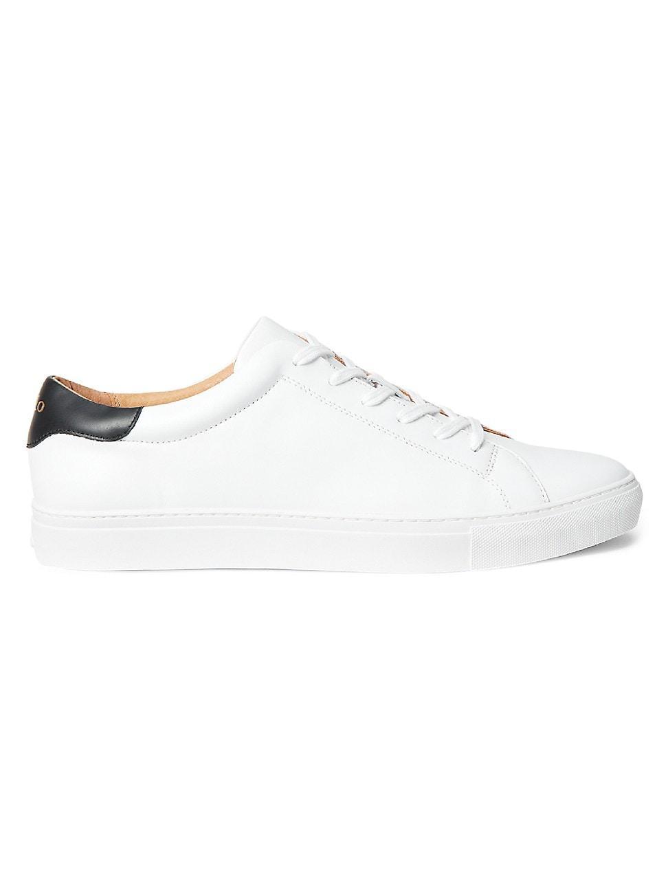 Polo Ralph Lauren Jermain Sneakers (Black) Men's Shoes Product Image