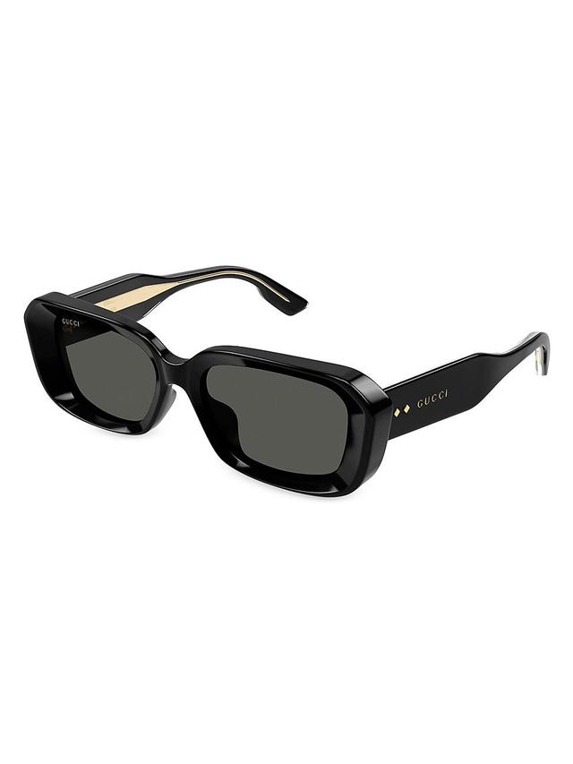 Womens Thickness 54MM Rectangular Sunglasses Product Image