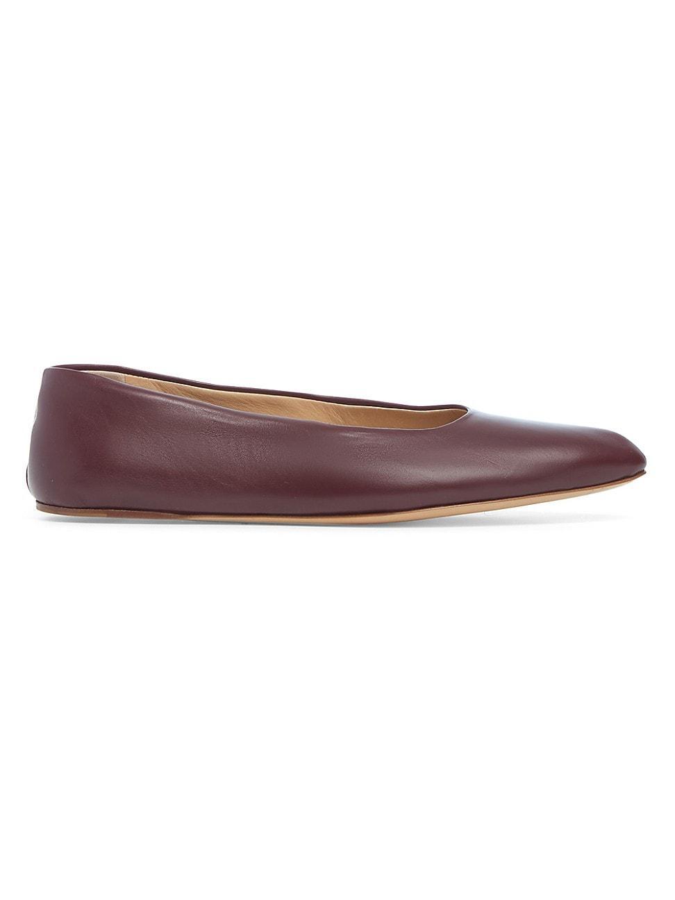 Womens Andre Leather Ballerina Flats Product Image