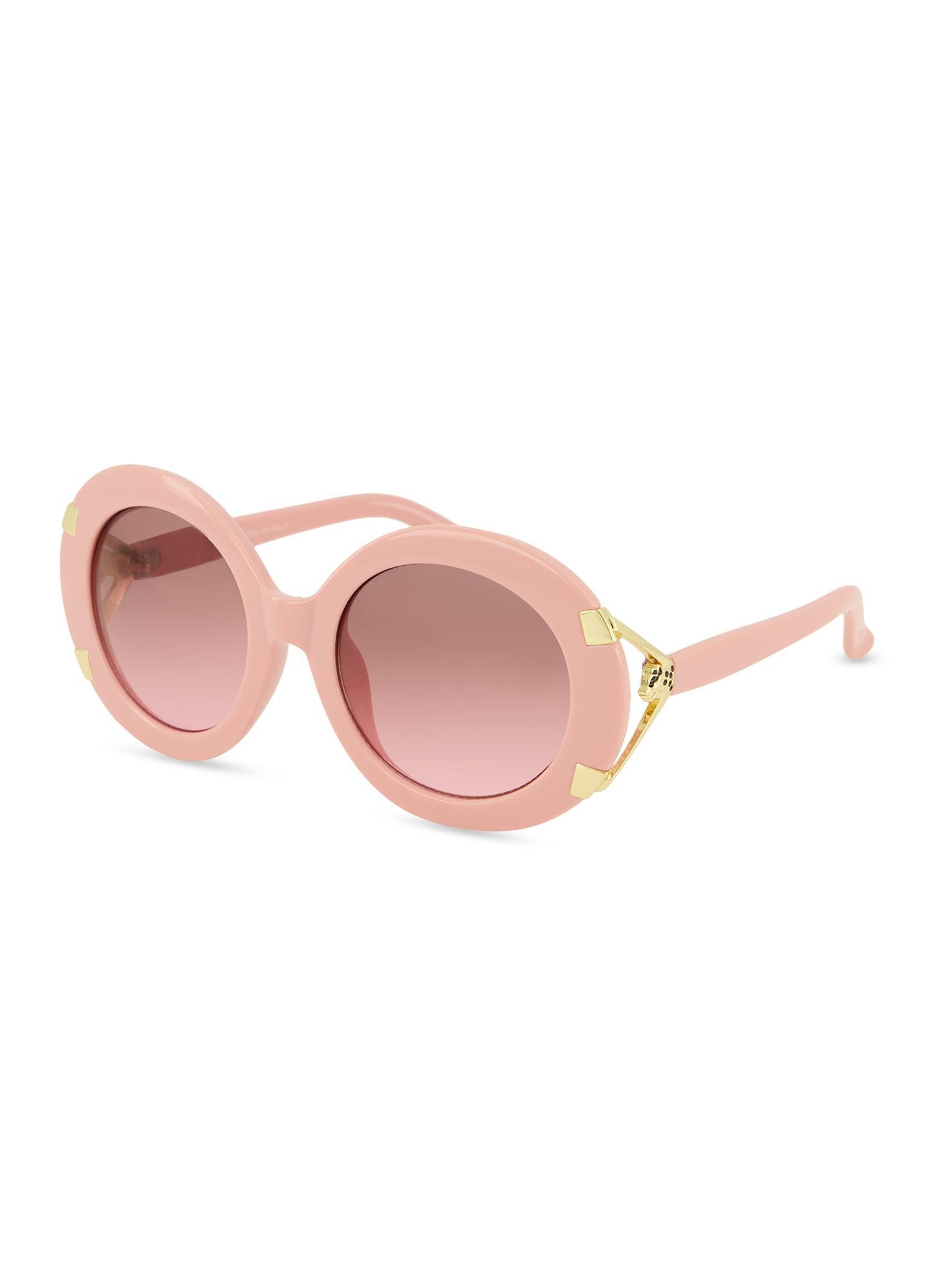 Womens Thick Frame Oval Sunglasses Product Image