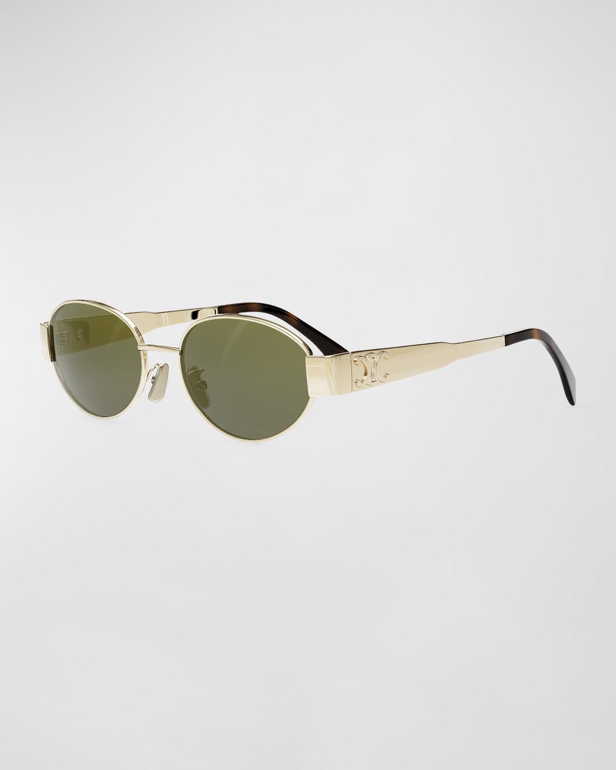 Triomphe Oval Metal Sunglasses Product Image