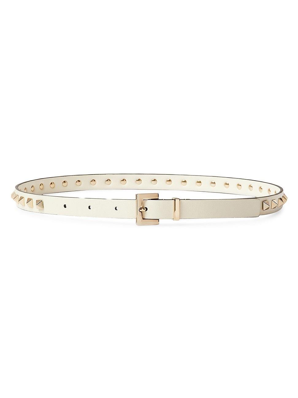 Valentino Garavani Rockstud Leather Belt Product Image