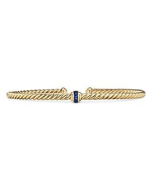 Womens Classic Cablespira Center Station Bracelet In 18K Yellow Gold Product Image