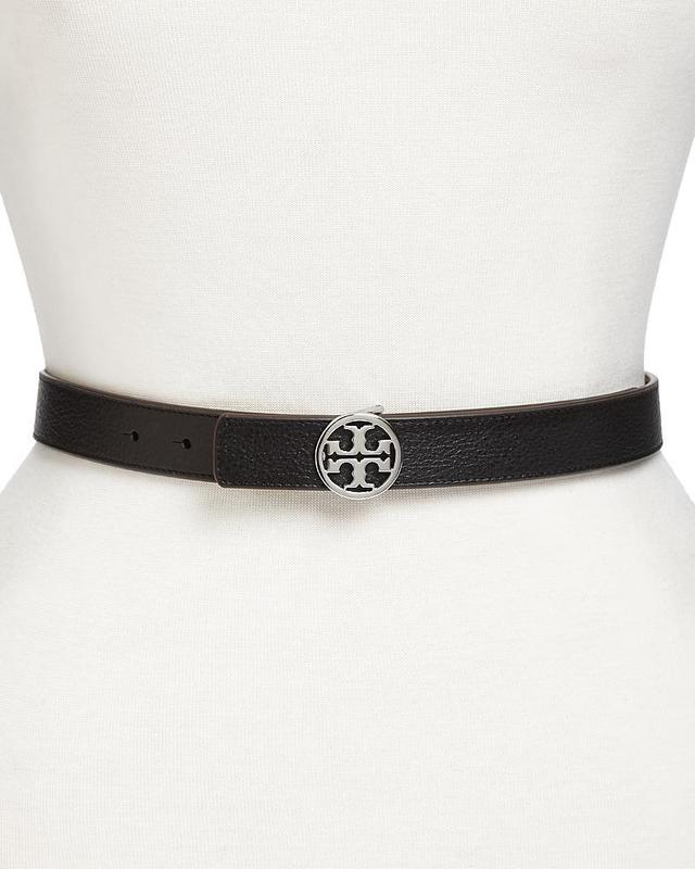 Tory Burch Logo Reversible Leather Belt Product Image