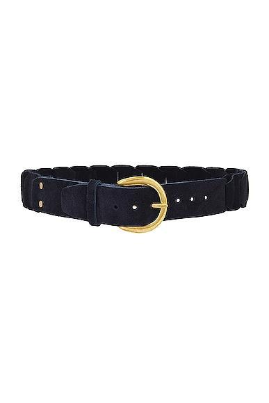 BODE Suede Link Belt Navy. (also in ). Product Image