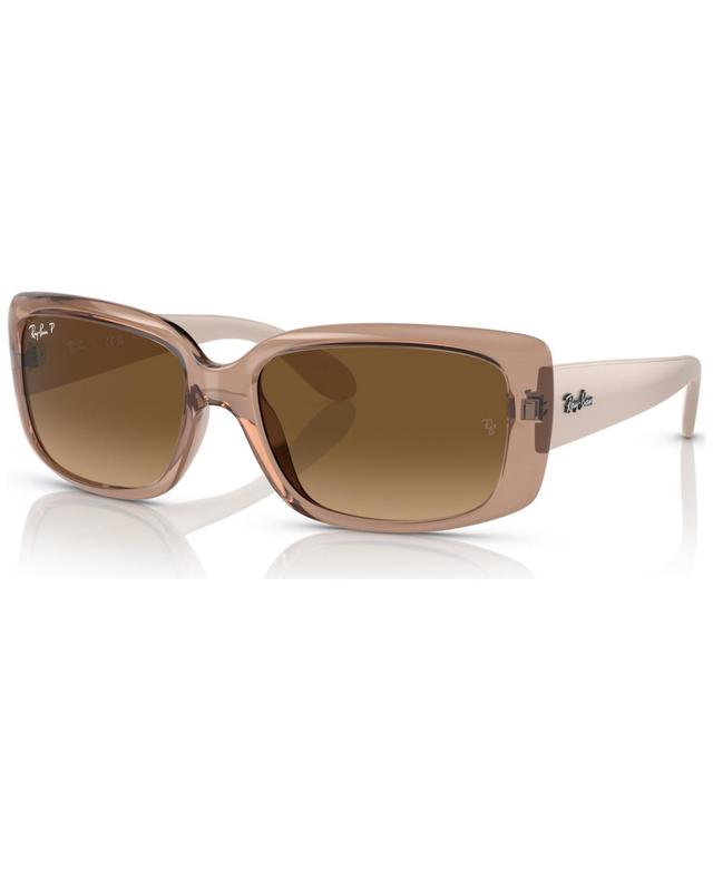 Ray-Ban Womens RB4389 58mm Square Sunglasses Product Image