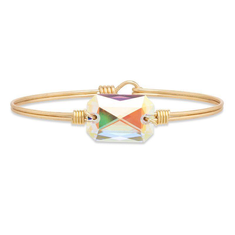 Luca + Danni Dylan Bangle Bracelet in Aurora Borealis, Womens Brass Tone Product Image