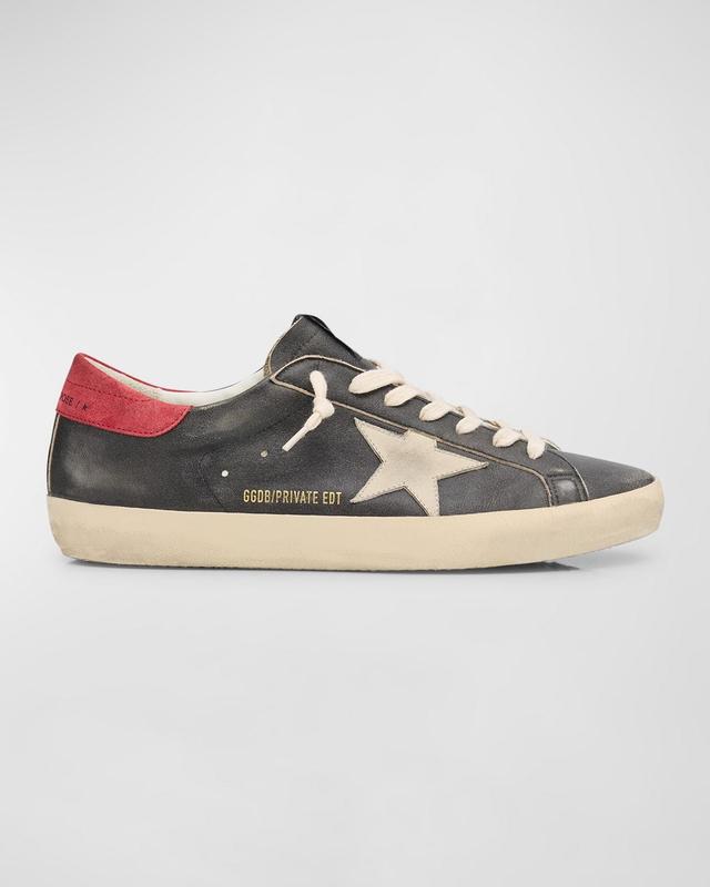 Men's Superstar Leather Low-Top Sneakers Product Image