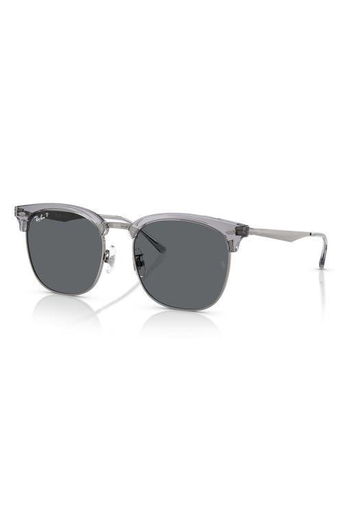 RAY BAN Ray-ban 47mm Polarized Square Sunglasses In Gunmetal Product Image