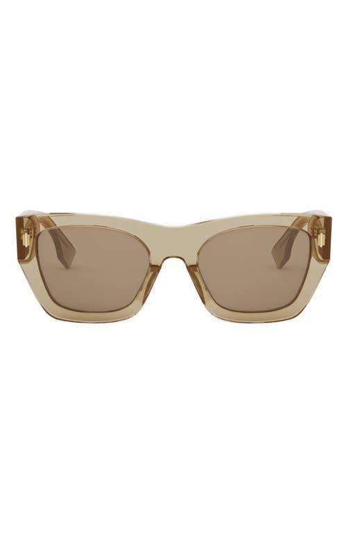 Fendi Roma 63mm Rectangular Sunglasses Product Image