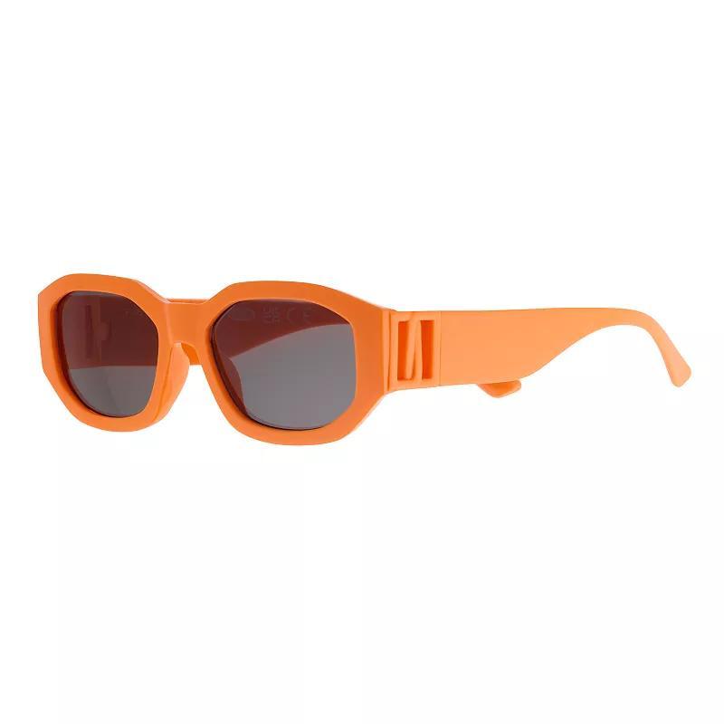 Womens Cali Blue Plastic Oval Sunglasses Product Image