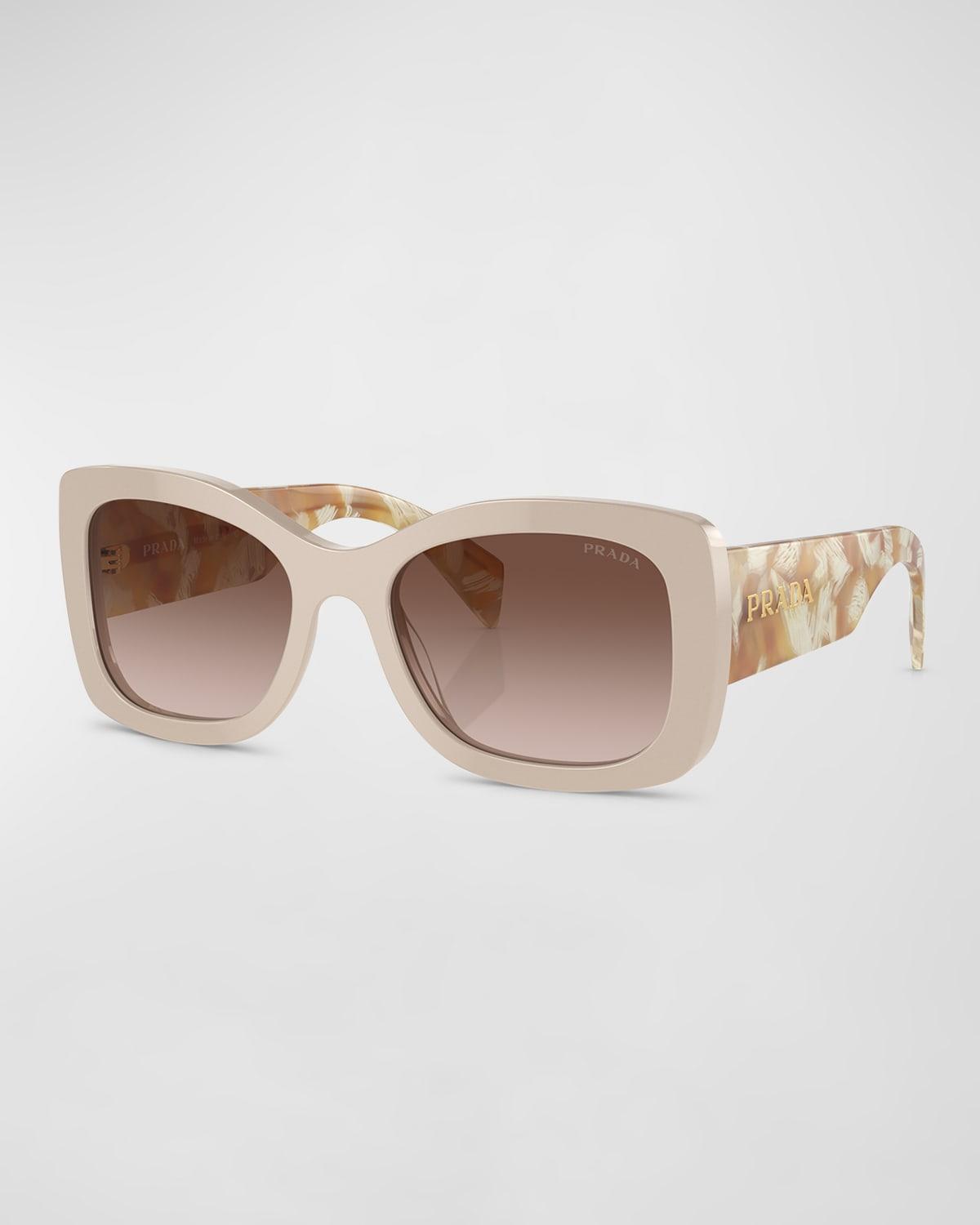 Gradient Acetate Oval Sunglasses Product Image