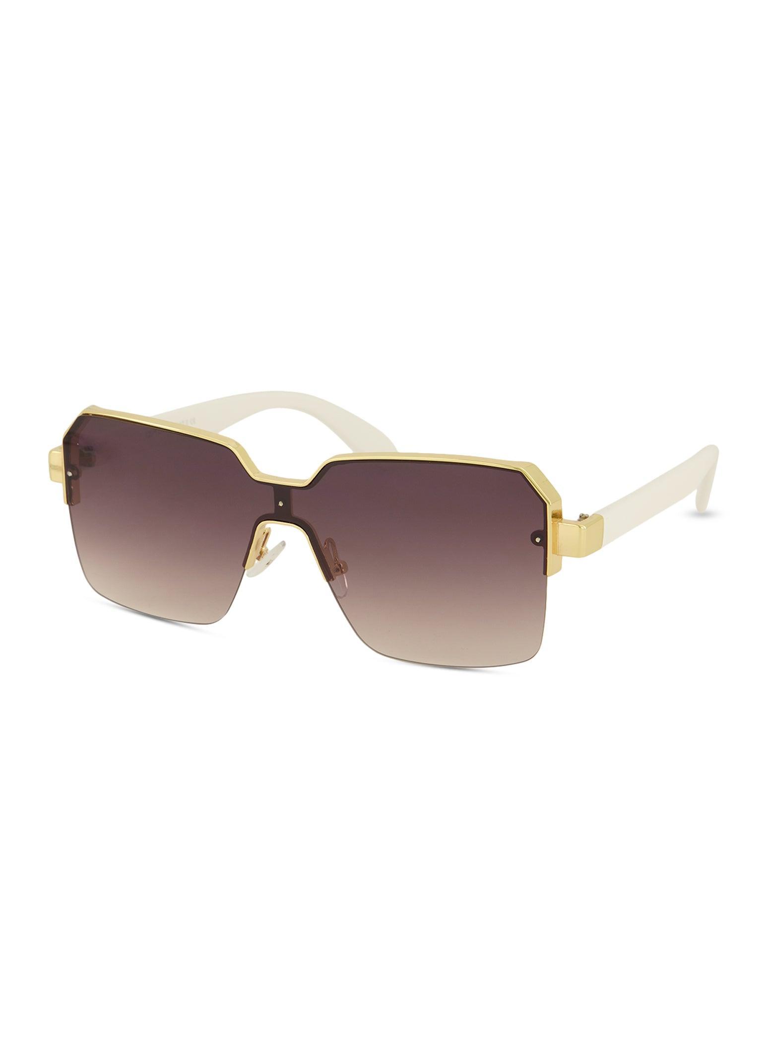 Metallic Detail Ombre Lens Sunglasses Female Product Image