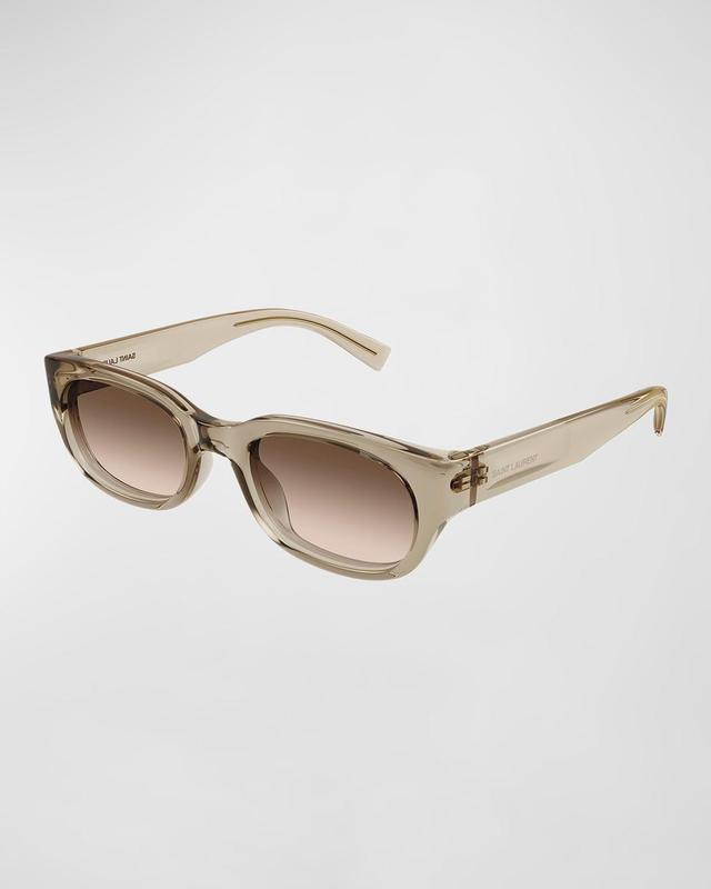 Logo Acetate Rectangle Sunglasses Product Image