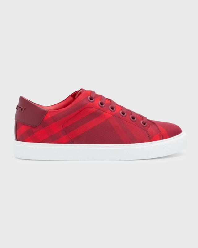 burberry Albridge Check Low Top Sneaker Product Image