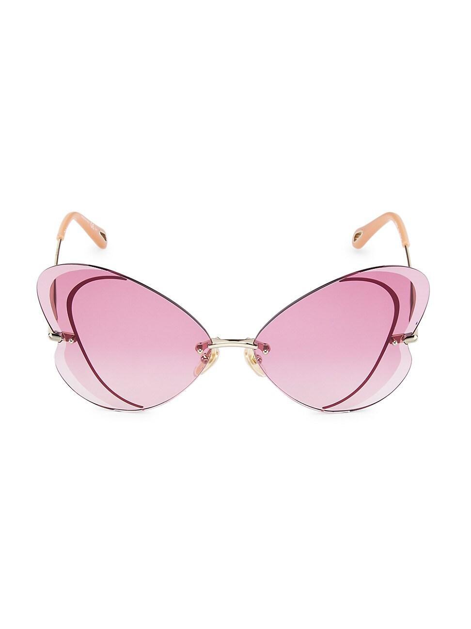 Womens Tayla 65MM Butterfly Sunglasses Product Image