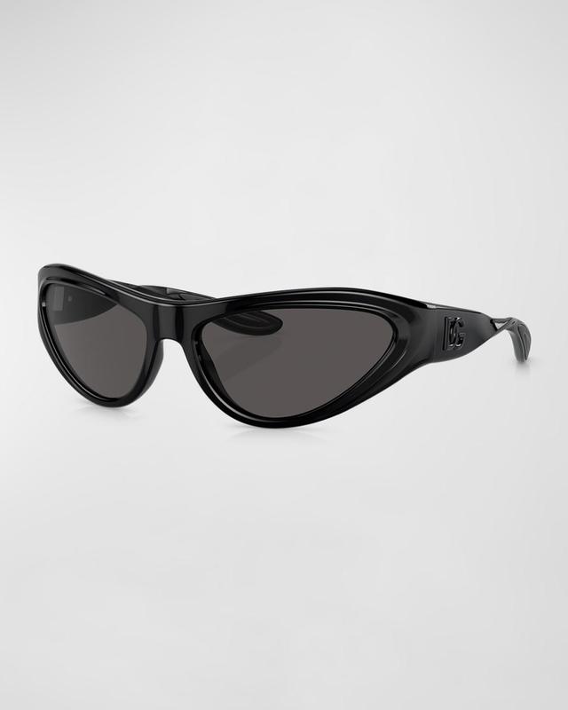 Mens Plastic Wrap Sunglasses Product Image