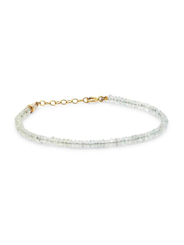 Womens Birthstone 14K Yellow Gold & Gemstone Beaded Bracelet Product Image