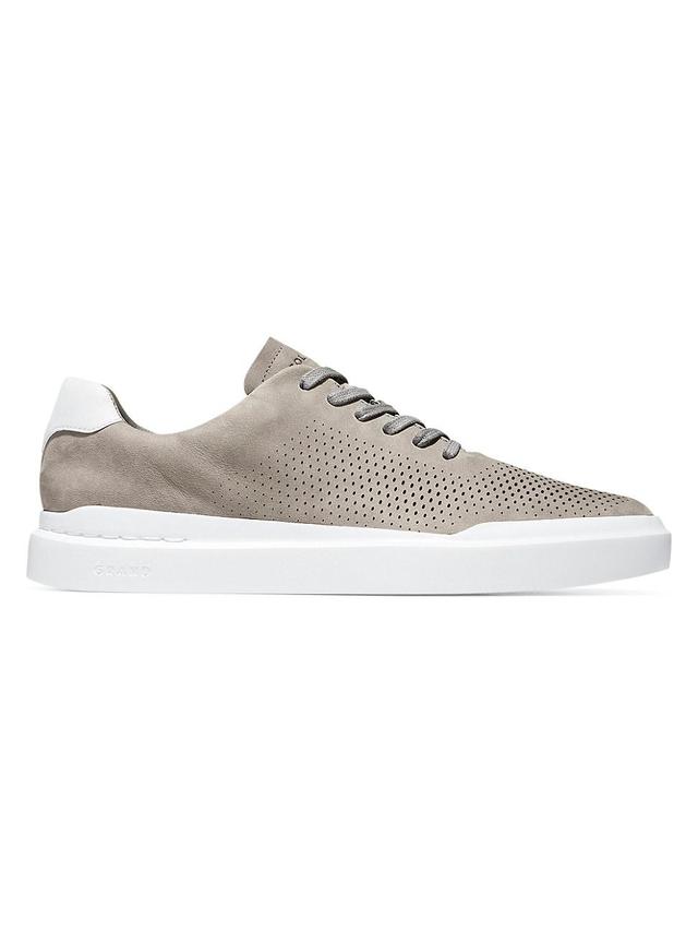 Cole Haan Mens Rally Suede Laser Cut Sneakers Product Image