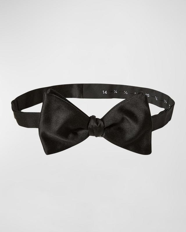 Mens Pre-Tied Silk Bow Tie Product Image