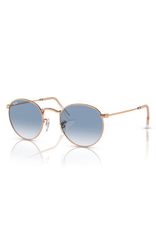 RAY BAN 47mm Gradient Round Sunglasses In Pink Product Image