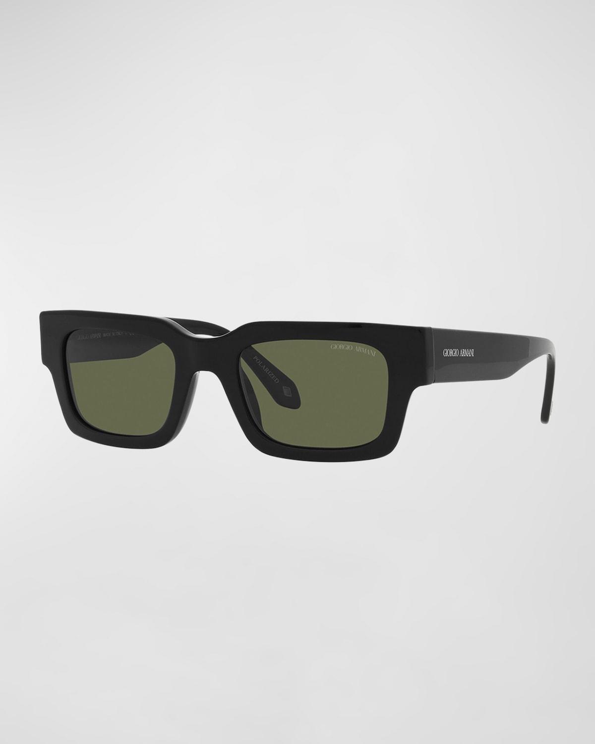 Armani Exchange 52mm Rectangular Sunglasses Product Image