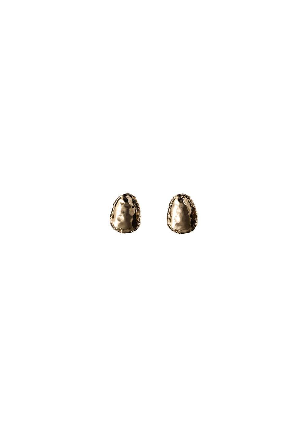 MANGO - Textured earrings - One size - Women Product Image