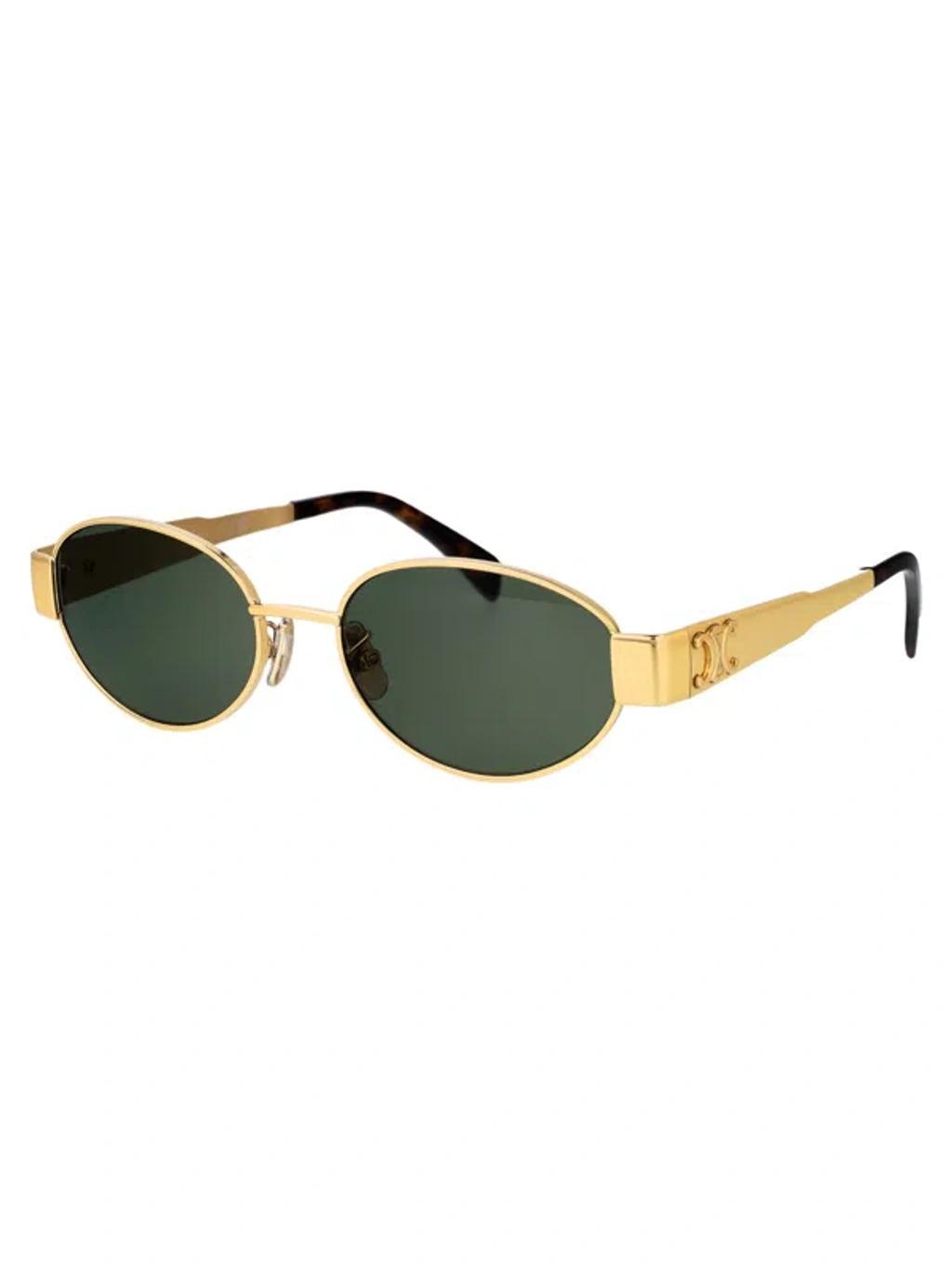 Sunglass Museum Vintage Byron Oval Steampunk Sunglasses Product Image