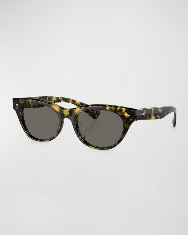 Avelin Havana Acetate Butterfly Sunglasses Product Image