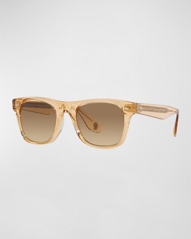 Mens Mister Brunello Acetate Square Sunglasses Product Image