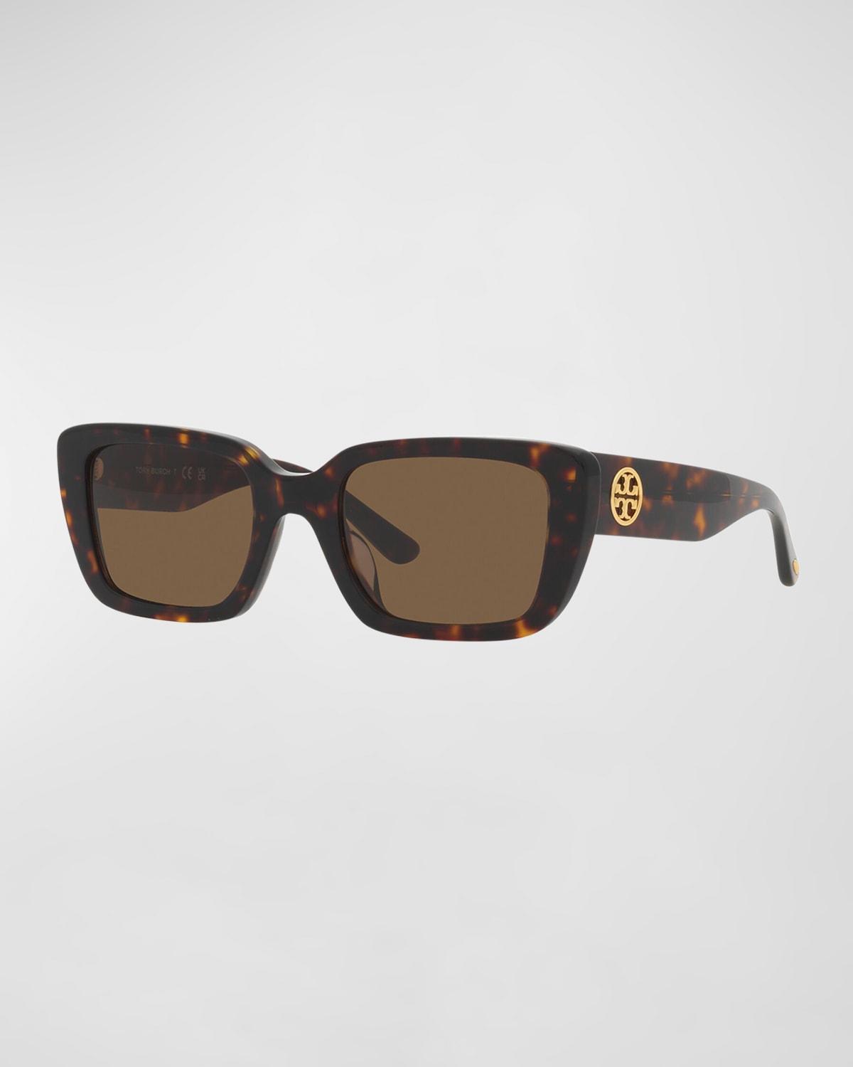 Tory Burch 51mm Rectangular Sunglasses Product Image