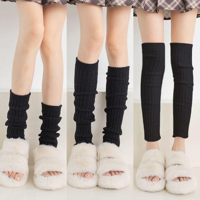 Plain Knit Leg Warmers Product Image