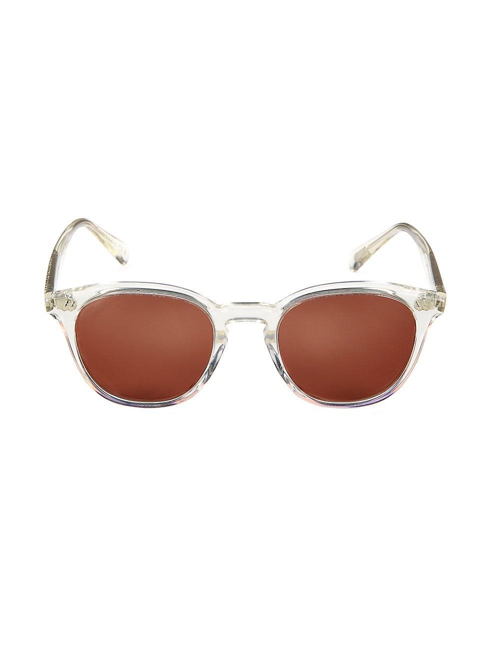 Womens 50MM Rounded Acetate Sunglasses Product Image