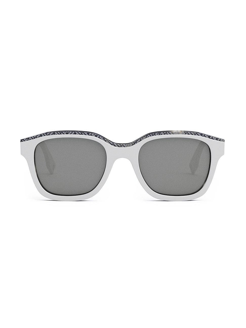 Mens Square 51MM Acetate Sunglasses Product Image