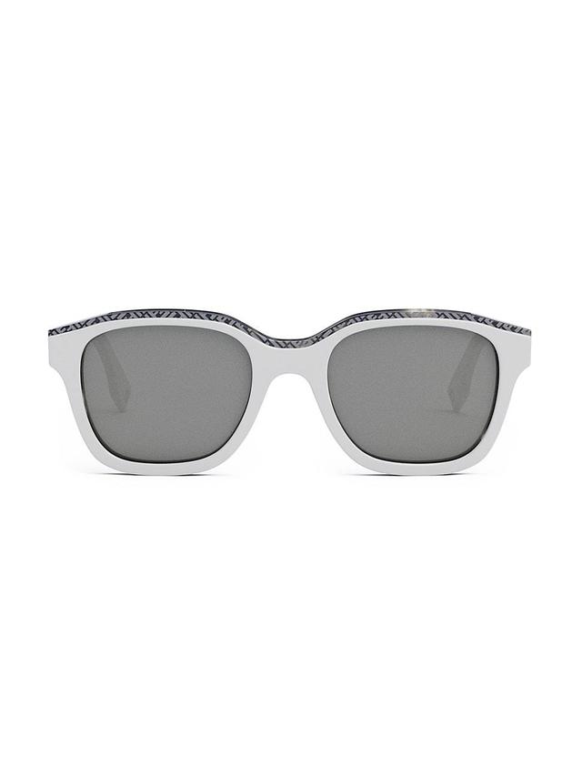 Mens Square 51MM Acetate Sunglasses Product Image