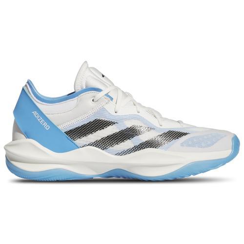 adidas Mens adizero Select 2.0 Low - Basketball Shoes Cloud White/Black/Semi Spark Product Image