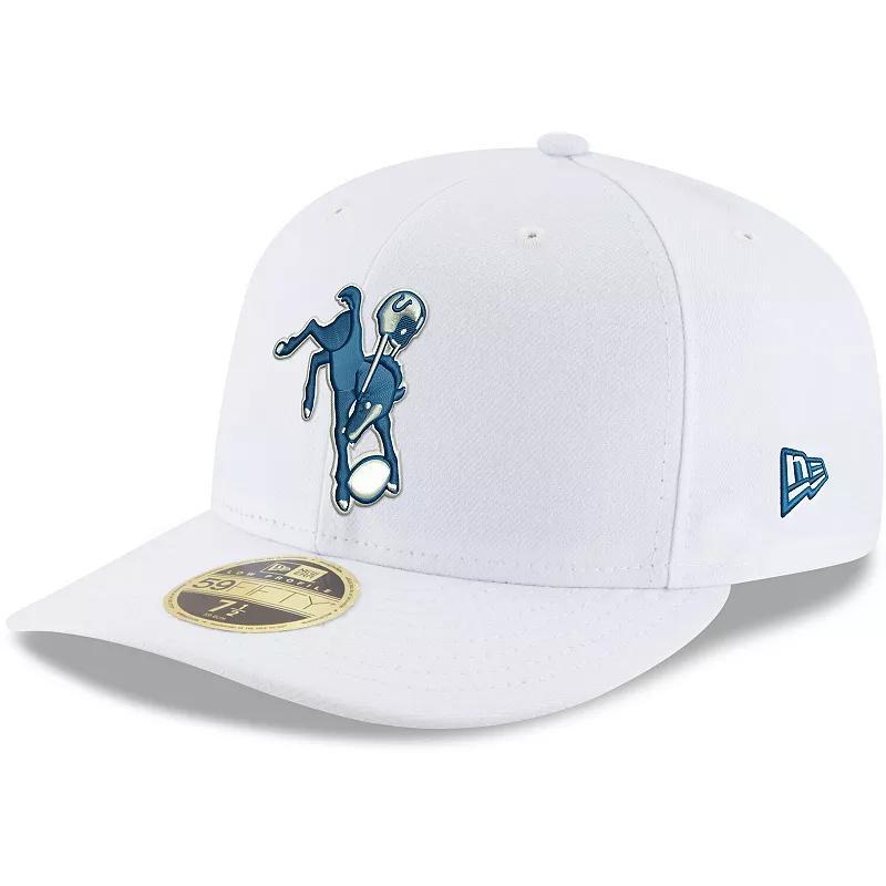 Mens New Era Indianapolis Colts Historic Logo Omaha Low Profile 59FIFTY Fitted Hat Product Image