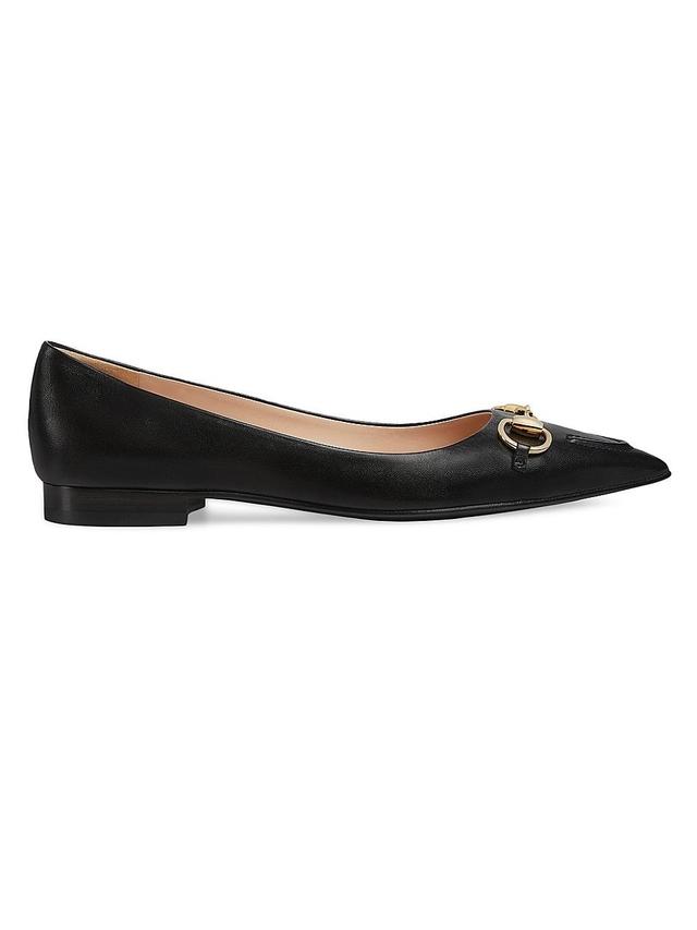 Womens Erin Leather Ballet Flats Product Image