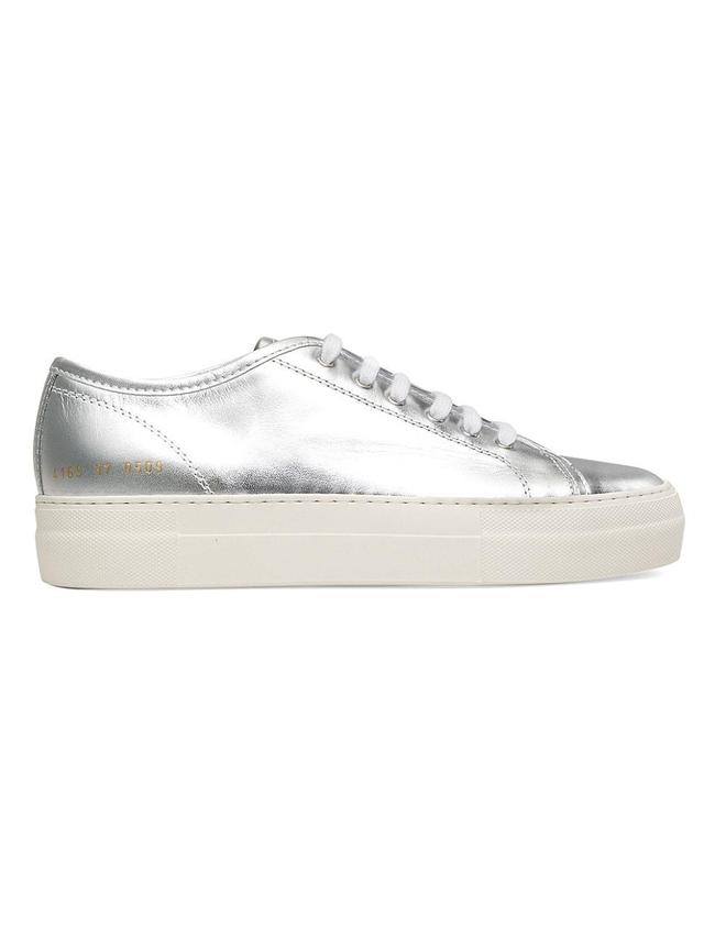 Womens Tournament Super Leather Low-Top Sneakers Product Image