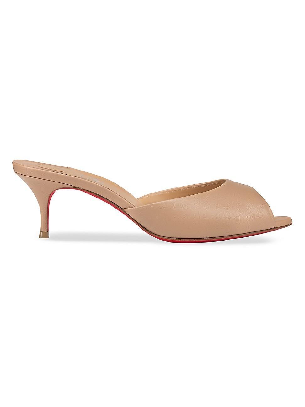 Christian Louboutin Me Dolly Kitten Heel Peep Toe Slide Sandal Product Image