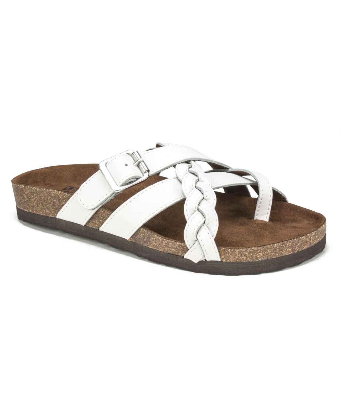 Womens White Mountain Harrington Footbed Slide Sandals Product Image