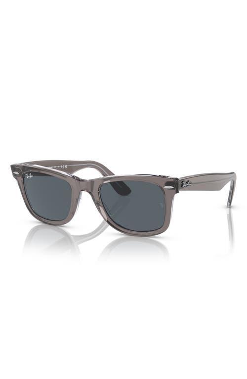 RAY BAN Ray-ban 54mm Wayfarer Sunglasses In Grey/blue Product Image