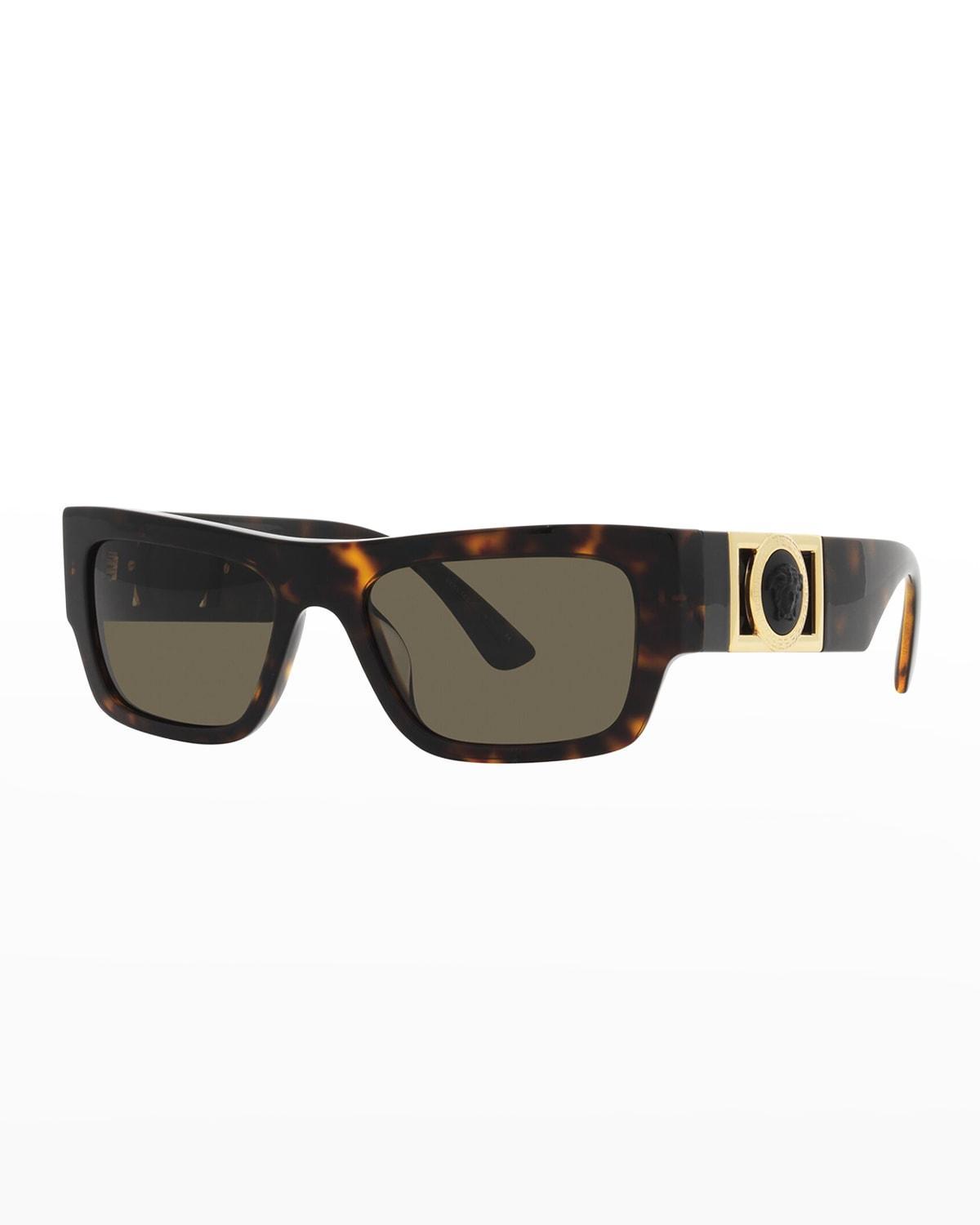 Versace Mens Ve4416u Rectangular 53mm Sunglasses Product Image