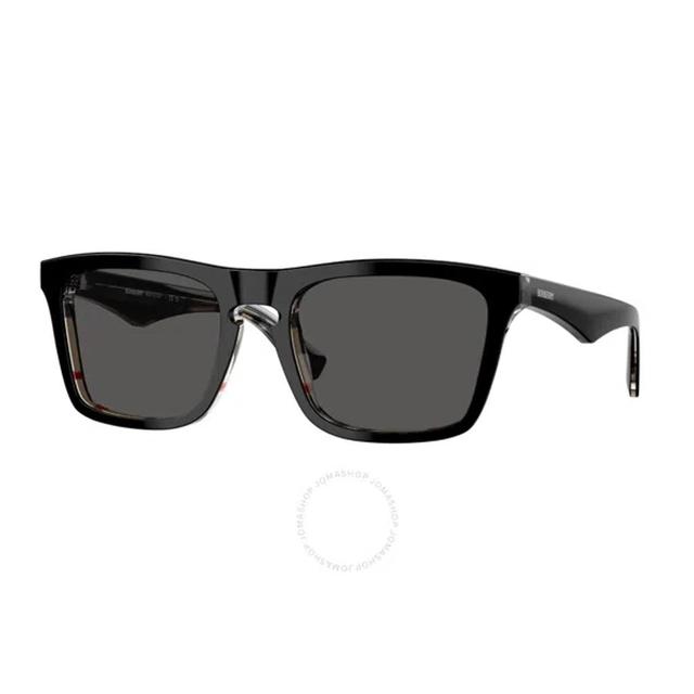 BURBERRY Men's Be4434 Square Sunglasses In Dark Grey Product Image