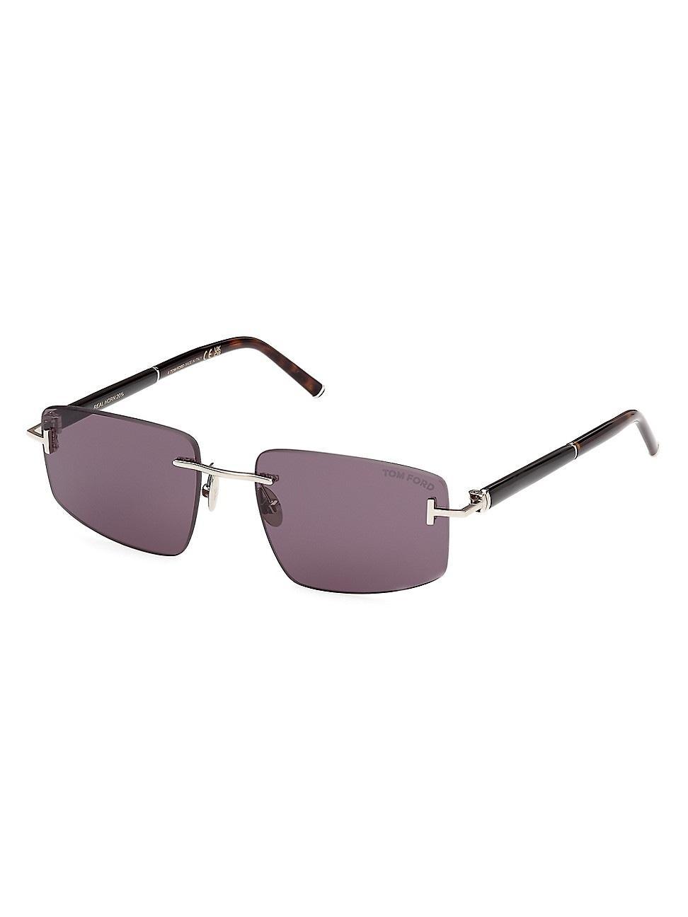 Mens 56MM Square Sunglasses Product Image