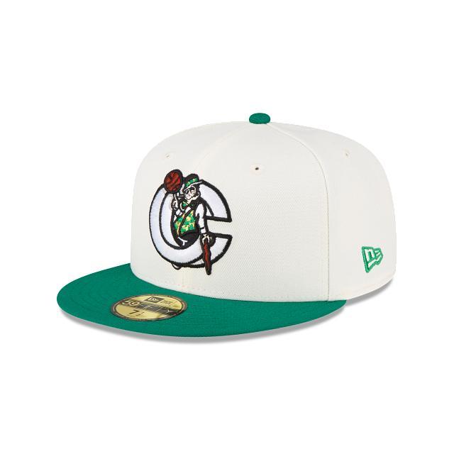 Boston Celtics X Concepts X Jayson Tatum Chrome Green 59FIFTY Fitted Hat Male Product Image