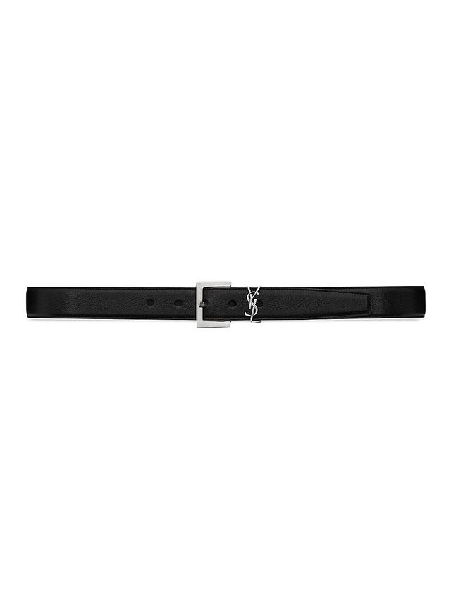 Womens Cassandre Belt in Smooth Leather Product Image