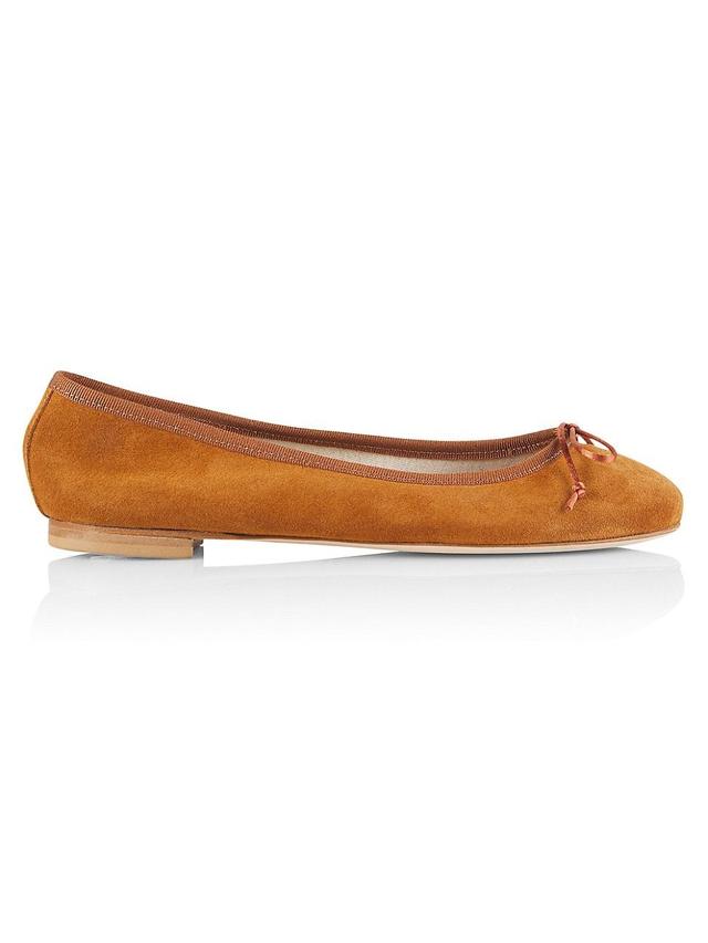 Womens COLLECTION Suede Ballet Flats Product Image